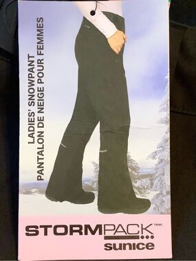 NEW Stormpack Sunice Black Boot-Cut Women’s Ski Snowboard Snowpant Sz. XL